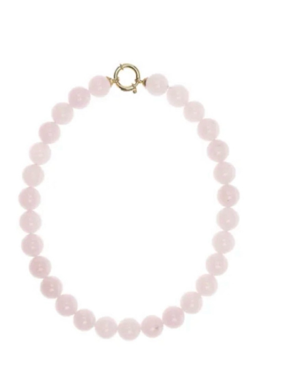 Debi Rose Quartz Bead Necklace